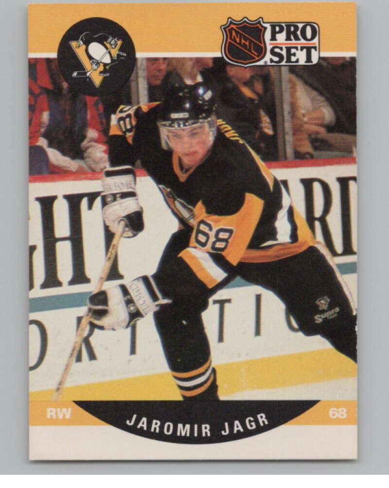 1990-91 Pro Set #632B Jaromir Jagr COR  RC Rookie Pittsburgh Penguins  V102672 Image 1