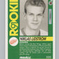 1991-92 Pinnacle #320 Nicklas Lidstrom  RC Rookie Detroit Red Wings  V102709 Image 2