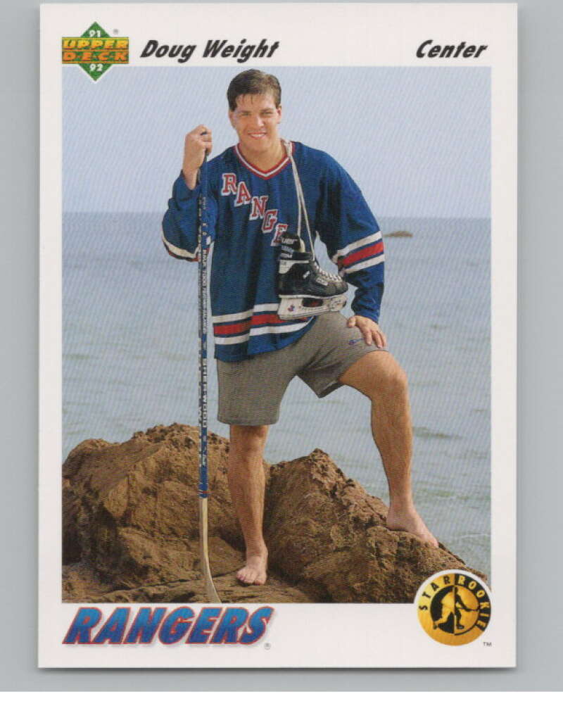 1991-92 Upper Deck #444 Doug Weight SR  RC Rookie New York Rangers  V102729 Image 1