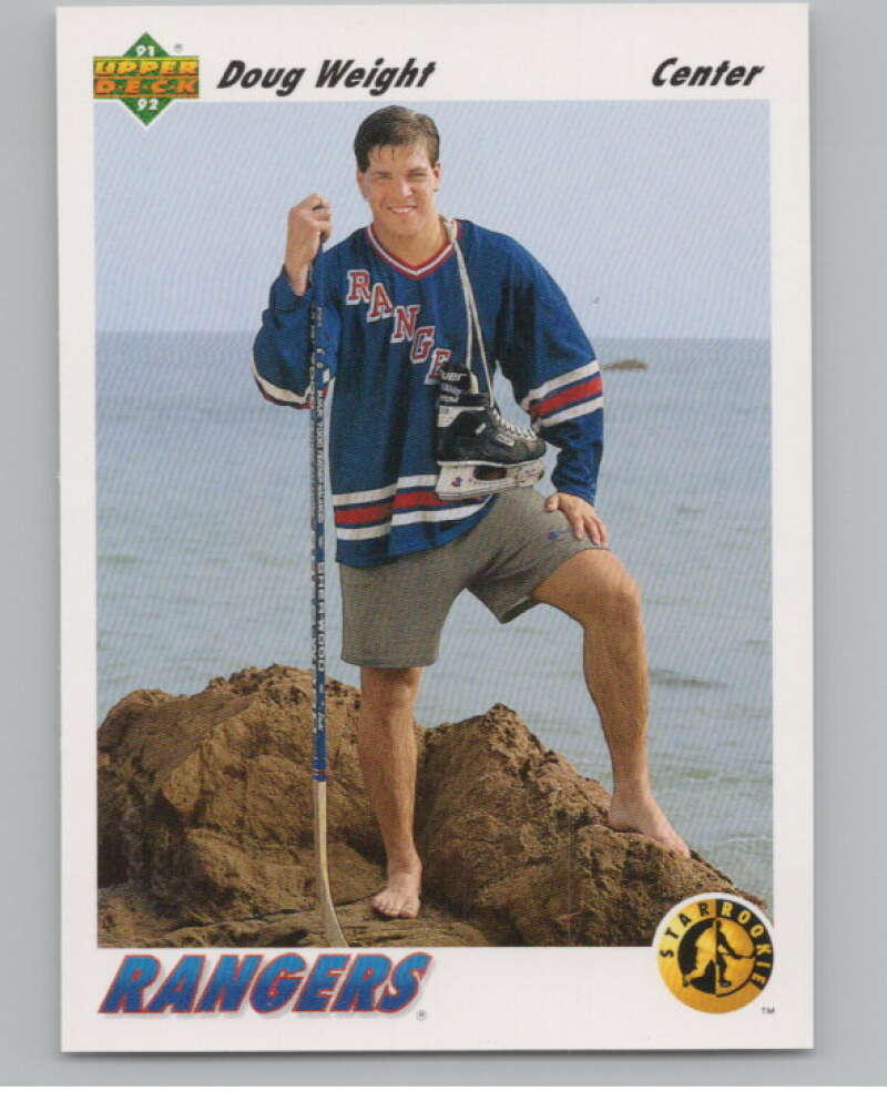 1991-92 Upper Deck #444 Doug Weight SR  RC Rookie New York Rangers  V102731 Image 1