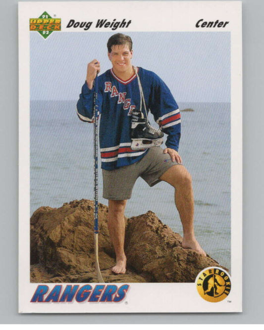 1991-92 Upper Deck #444 Doug Weight SR  RC Rookie New York Rangers  V102732 Image 1