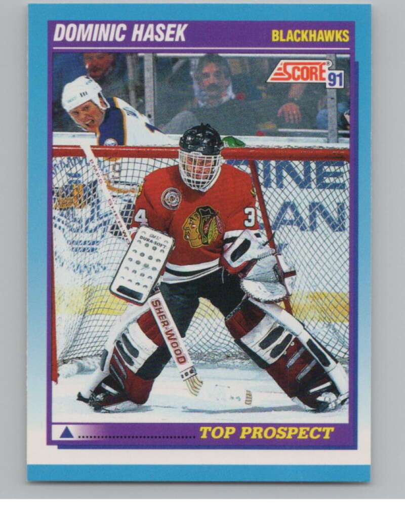 1991-92 Score Canadian English #346 Dominik Hasek RC Rookie  V102760 Image 1