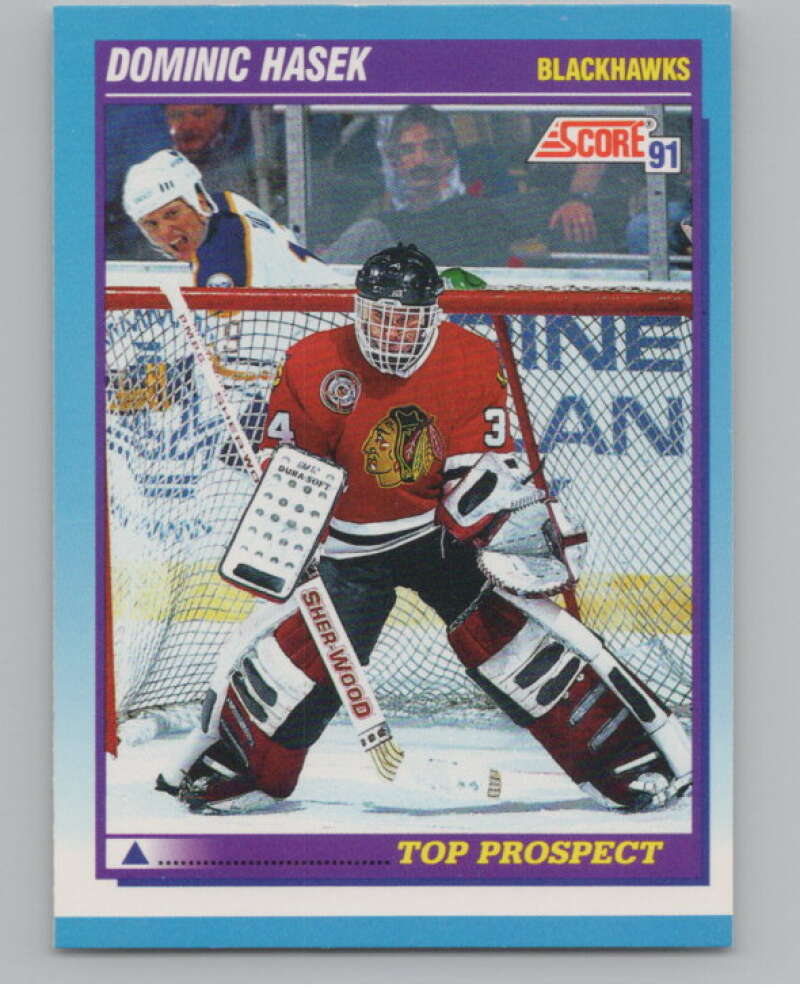 1991-92 Score Canadian English #346 Dominik Hasek RC Rookie  V102762 Image 1