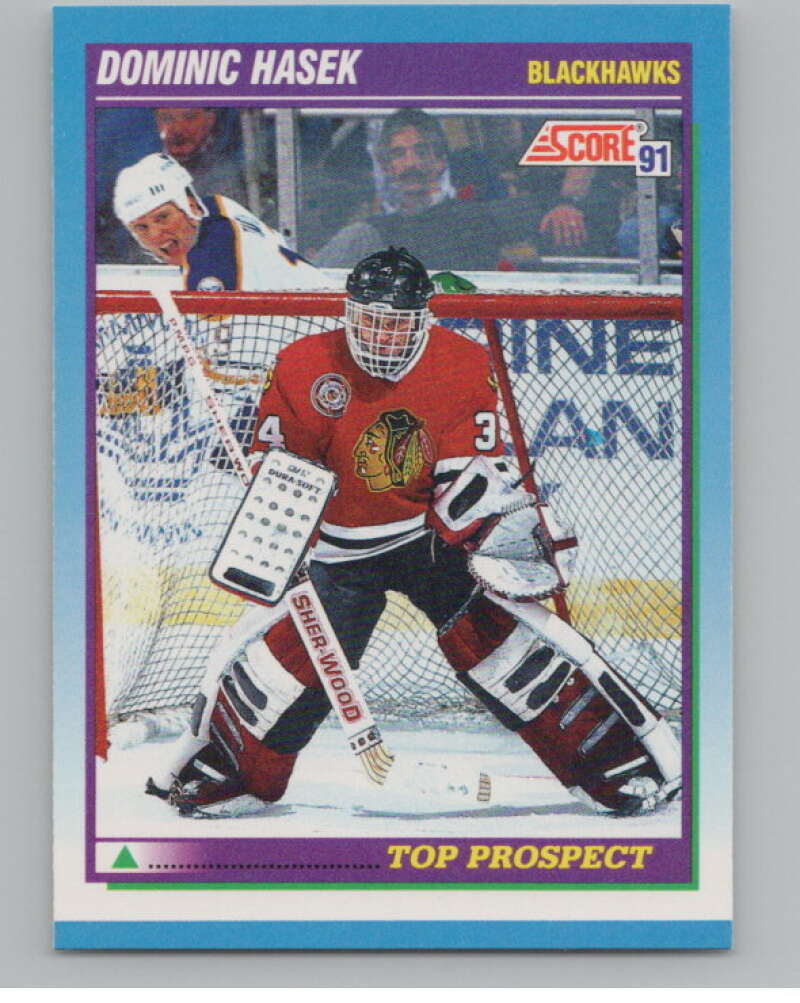 1991-92 Score Canadian English #346 Dominik Hasek RC Rookie  V102768 Image 1