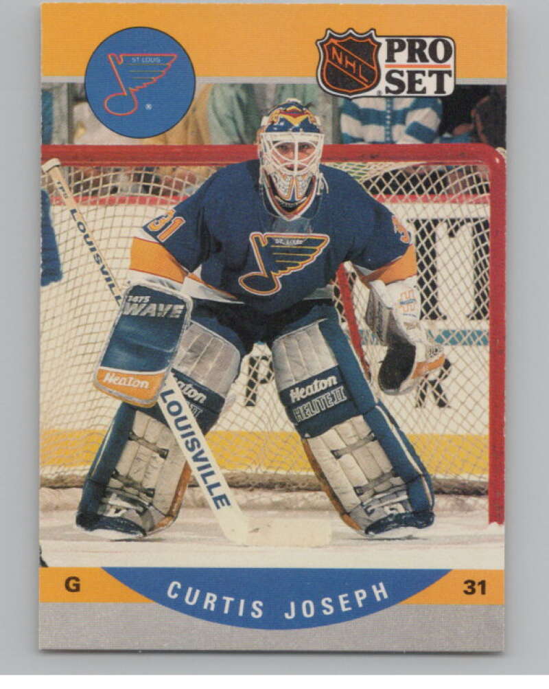 1990-91 Pro Set #638 Curtis Joseph  RC Rookie St. Louis Blues  V102795 Image 1