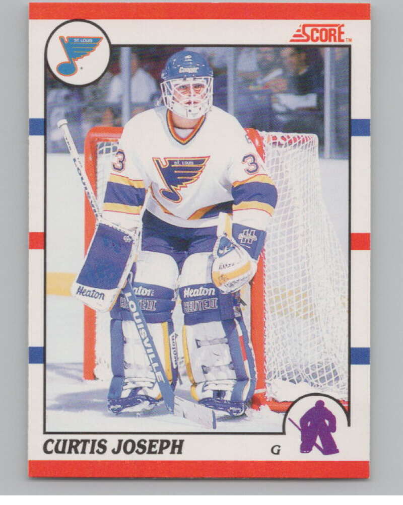 1990-91 Score Canadian #151 Curtis Joseph  RC Rookie St. Louis Blues  V102799 Image 1