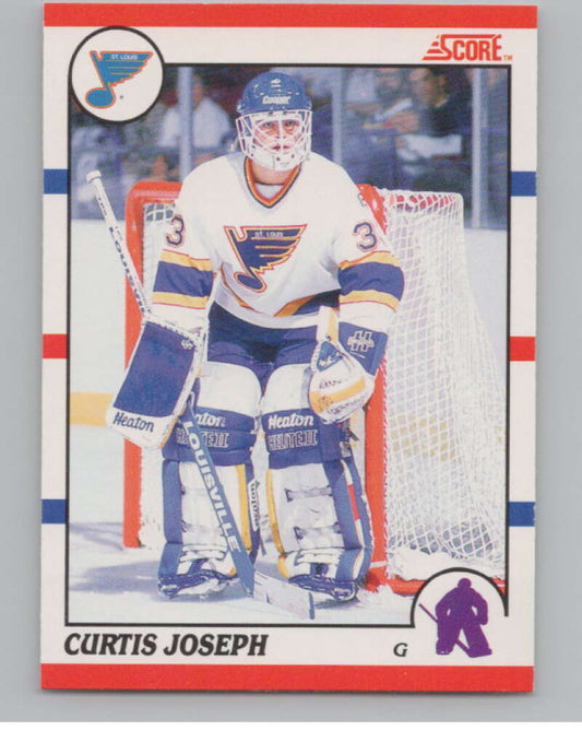 1990-91 Score Canadian #151 Curtis Joseph  RC Rookie St. Louis Blues  V102800 Image 1