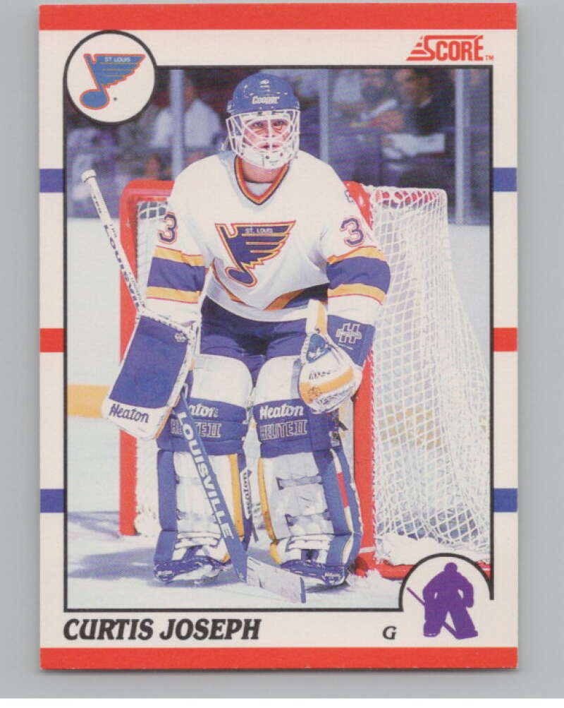 1990-91 Score Canadian #151 Curtis Joseph  RC Rookie St. Louis Blues  V102801 Image 1