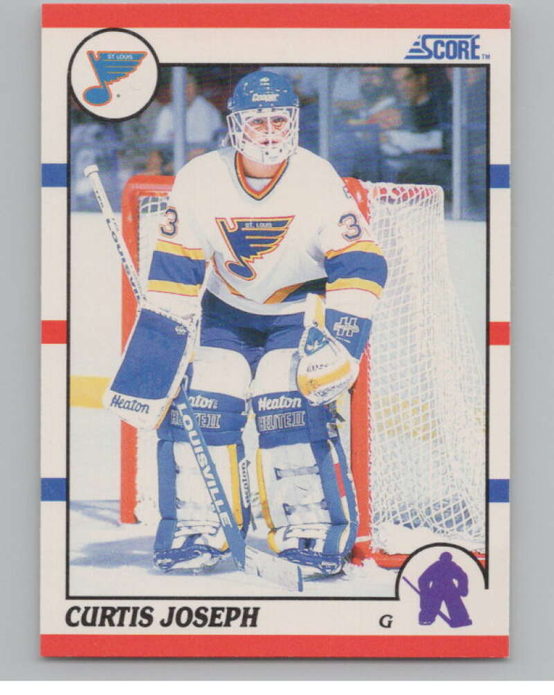 1990-91 Score #151 Curtis Joseph  RC Rookie St. Louis Blues  V102807 Image 1