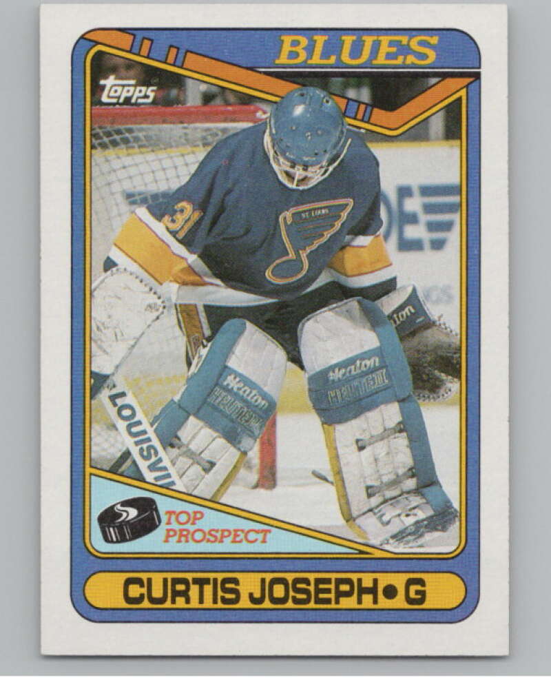 1990-91 Topps #171 Curtis Joseph  RC Rookie St. Louis Blues  V102820 Image 1