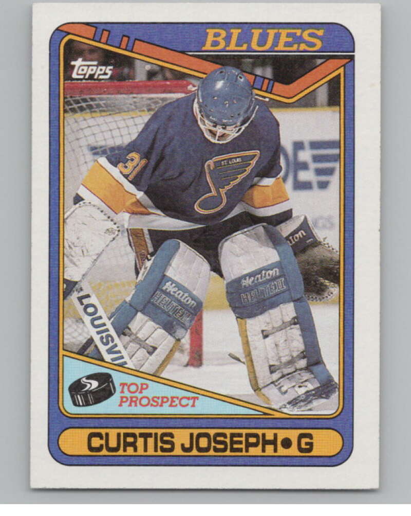 1990-91 Topps #171 Curtis Joseph  RC Rookie St. Louis Blues  V102821 Image 1