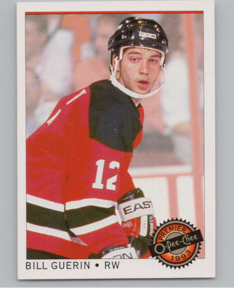 1992-93 OPC Premier #120 Bill Guerin  RC Rookie New Jersey Devils  V102833 Image 1