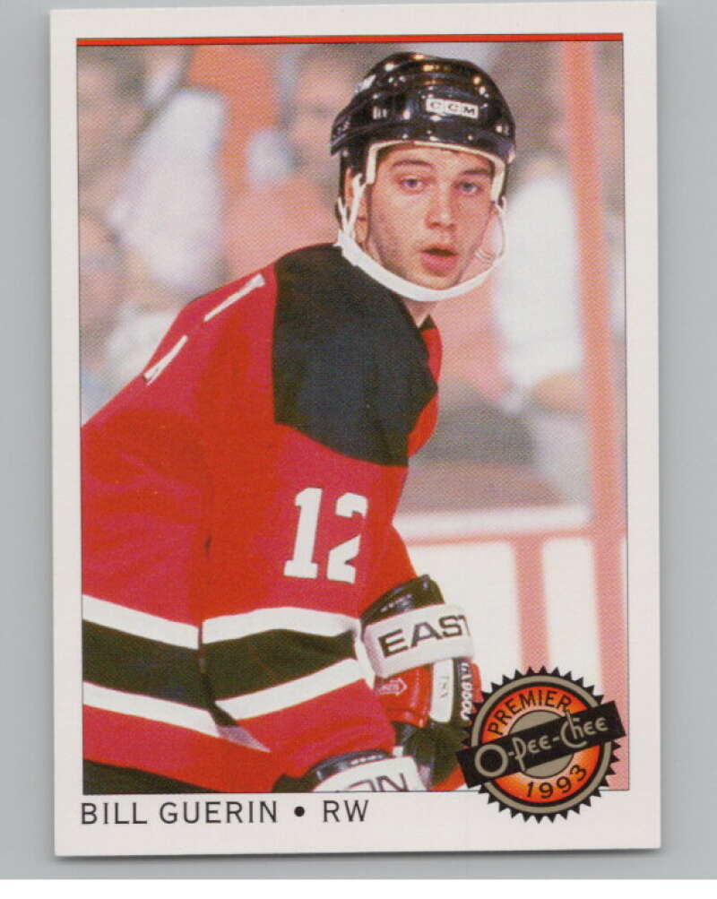 1992-93 OPC Premier #120 Bill Guerin  RC Rookie New Jersey Devils  V102837 Image 1