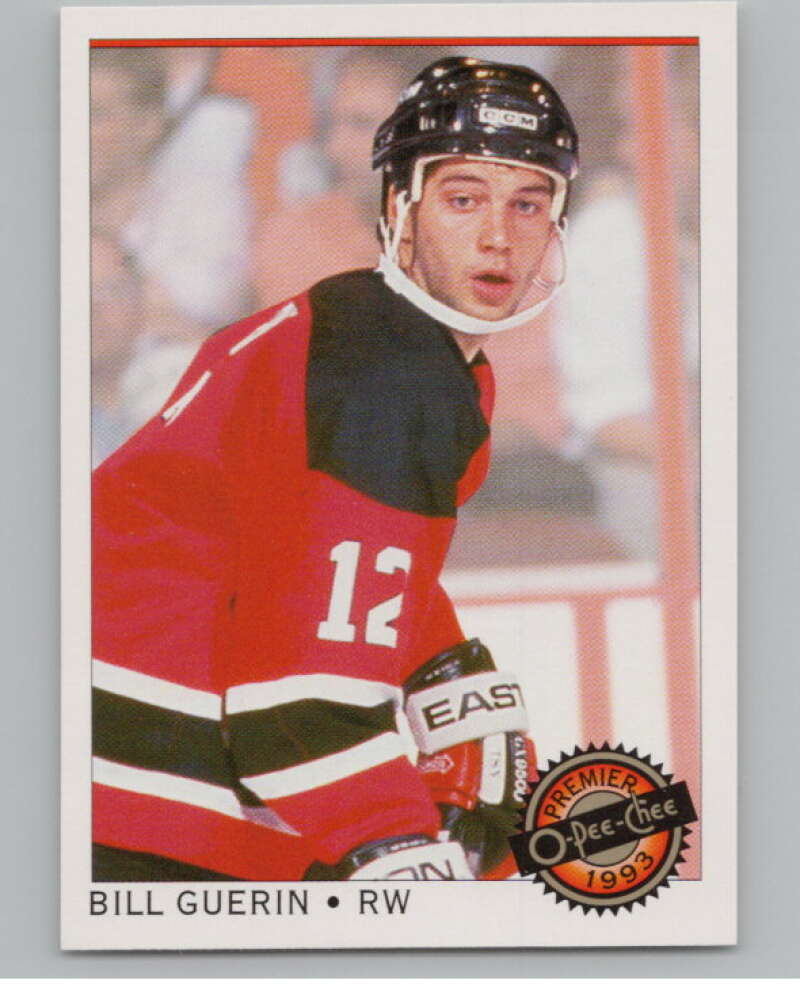 1992-93 OPC Premier #120 Bill Guerin  RC Rookie New Jersey Devils  V102839 Image 1
