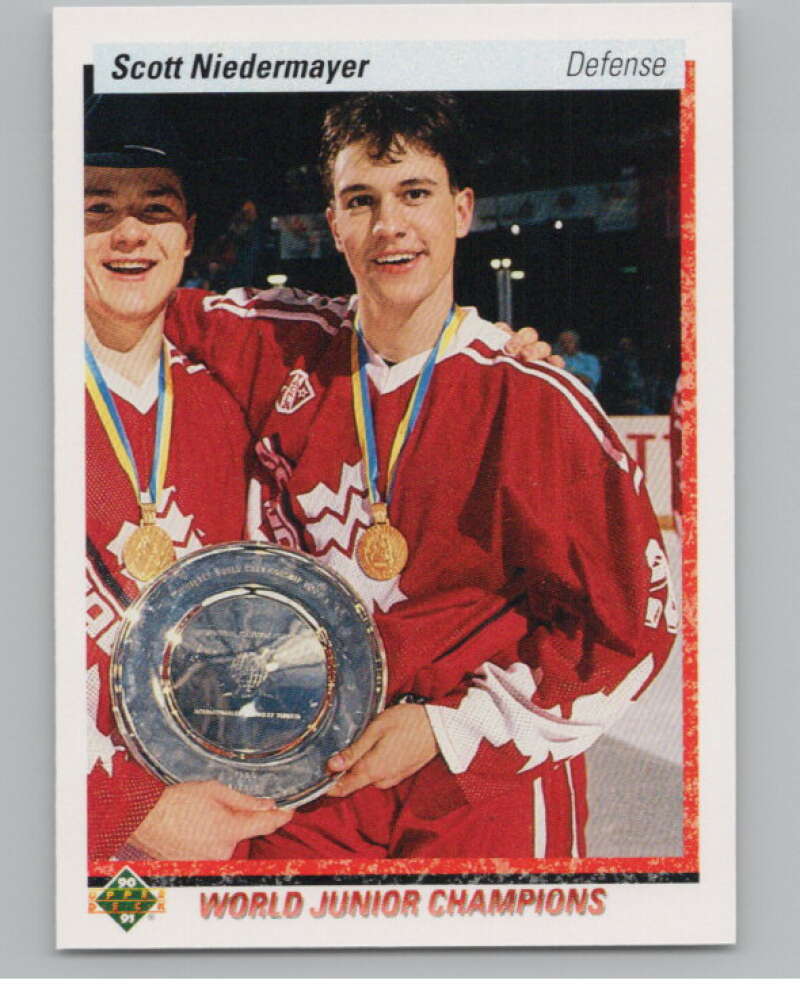 1990-91 Upper Deck #461 Scott Neidermayer  RC Rookie  V102854 Image 1