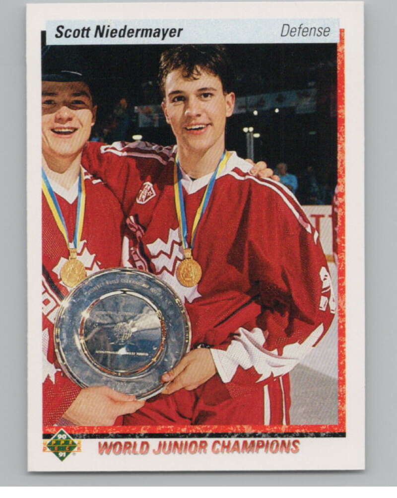 1990-91 Upper Deck #461 Scott Neidermayer  RC Rookie  V102855 Image 1