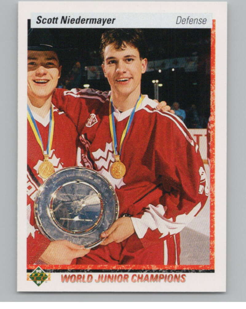 1990-91 Upper Deck #461 Scott Neidermayer  RC Rookie  V102856 Image 1