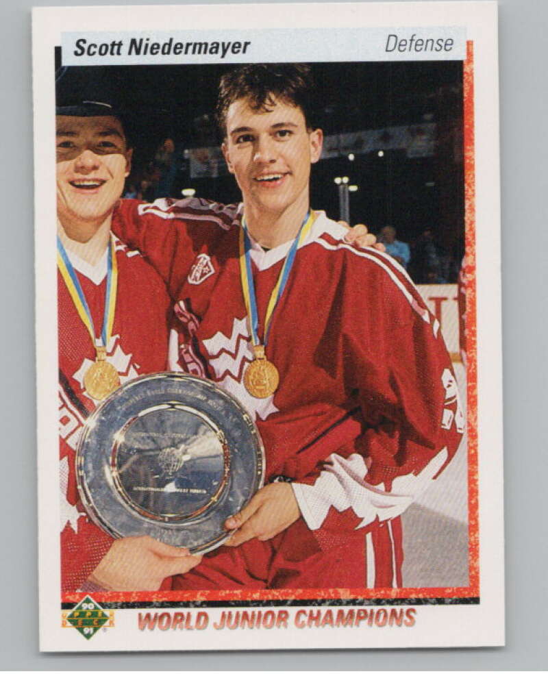 1990-91 Upper Deck #461 Scott Neidermayer  RC Rookie  V102857 Image 1