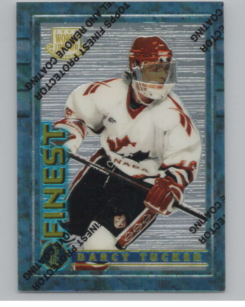 1994-95 Topps Finest #164 Darcy Tucker  RC Rookie  V102866 Image 1