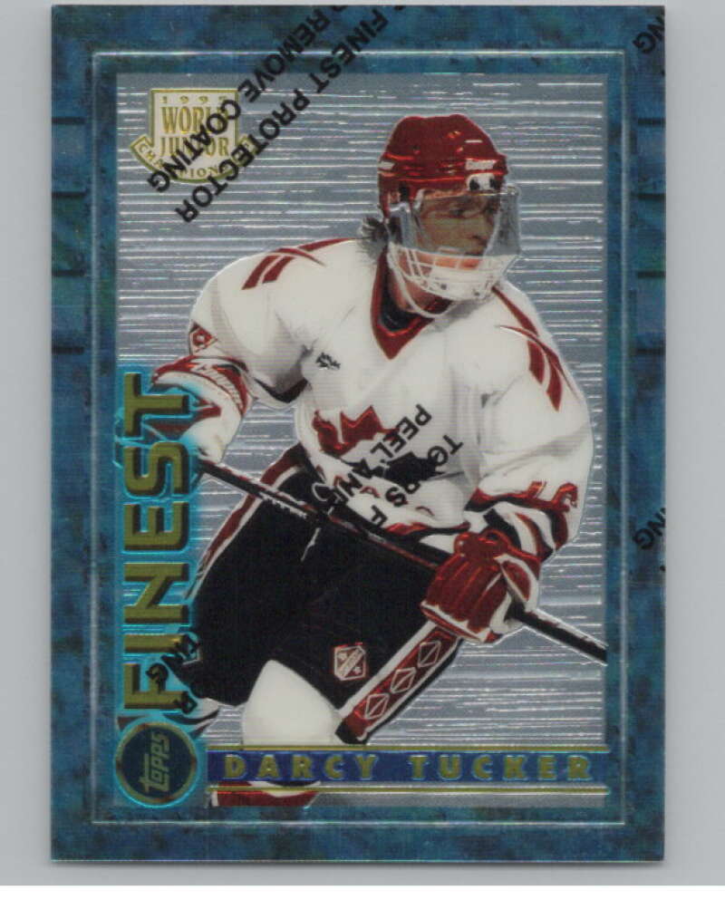 1994-95 Topps Finest #164 Darcy Tucker  RC Rookie  V102867 Image 1