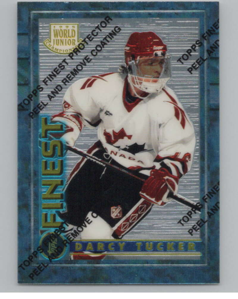 1994-95 Topps Finest #164 Darcy Tucker  RC Rookie  V102870 Image 1