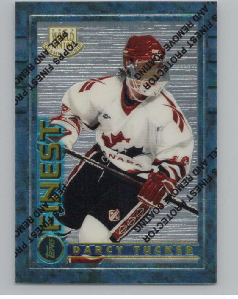 1994-95 Topps Finest #164 Darcy Tucker  RC Rookie  V102871 Image 1