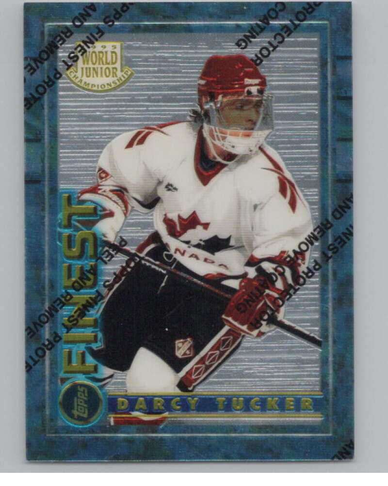 1994-95 Topps Finest #164 Darcy Tucker  RC Rookie  V102872 Image 1