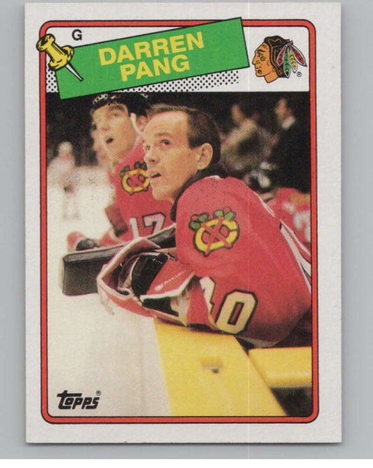 1988-89 Topps #51 Darren Pang  RC Rookie  V102927 Image 1