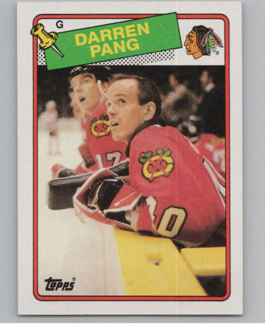 1988-89 Topps #51 Darren Pang  RC Rookie  V102929 Image 1