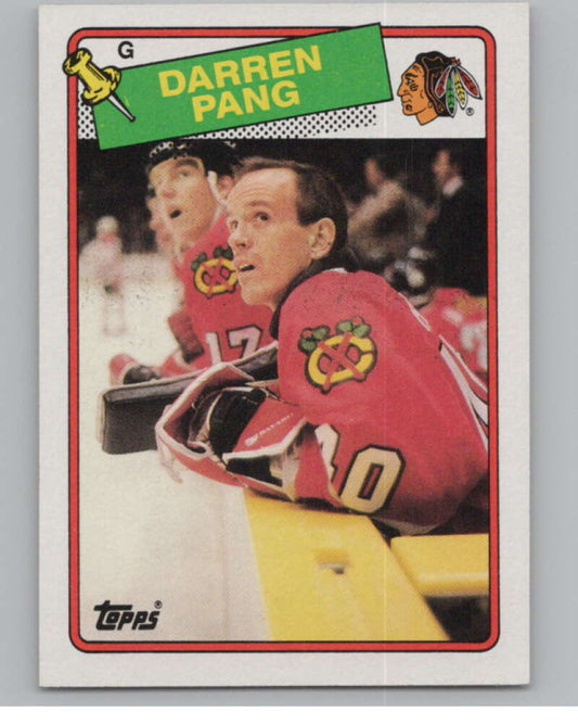 1988-89 Topps #51 Darren Pang  RC Rookie  V102930 Image 1