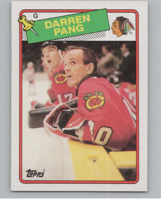 1988-89 Topps #51 Darren Pang  RC Rookie  V102933 Image 1
