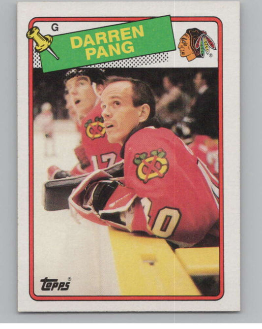 1988-89 Topps #51 Darren Pang  RC Rookie  V102934 Image 1