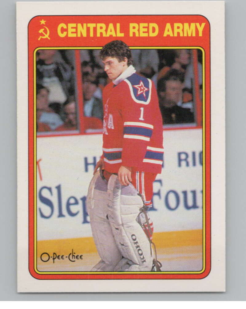 1990-91 O-Pee-Chee Red Army #7R Arturs Irbe   V102940 Image 1