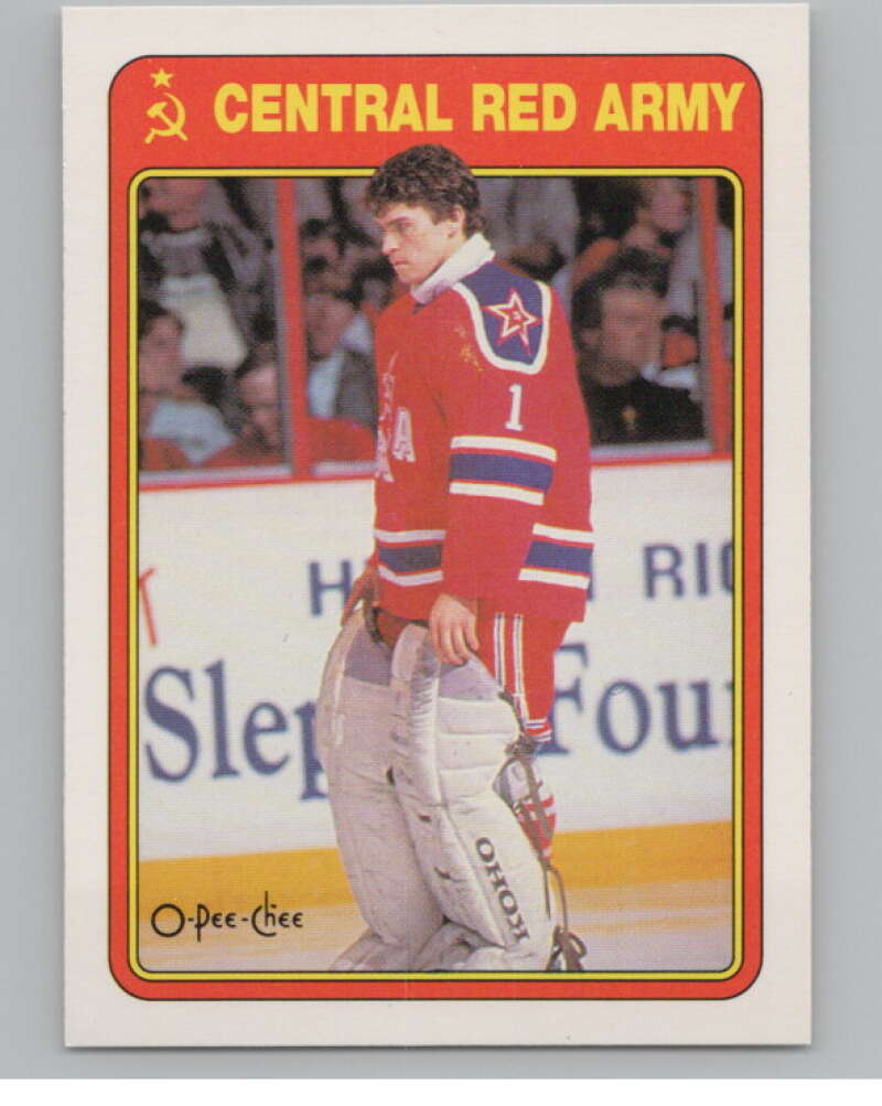 1990-91 O-Pee-Chee Red Army #7R Arturs Irbe   V102944 Image 1