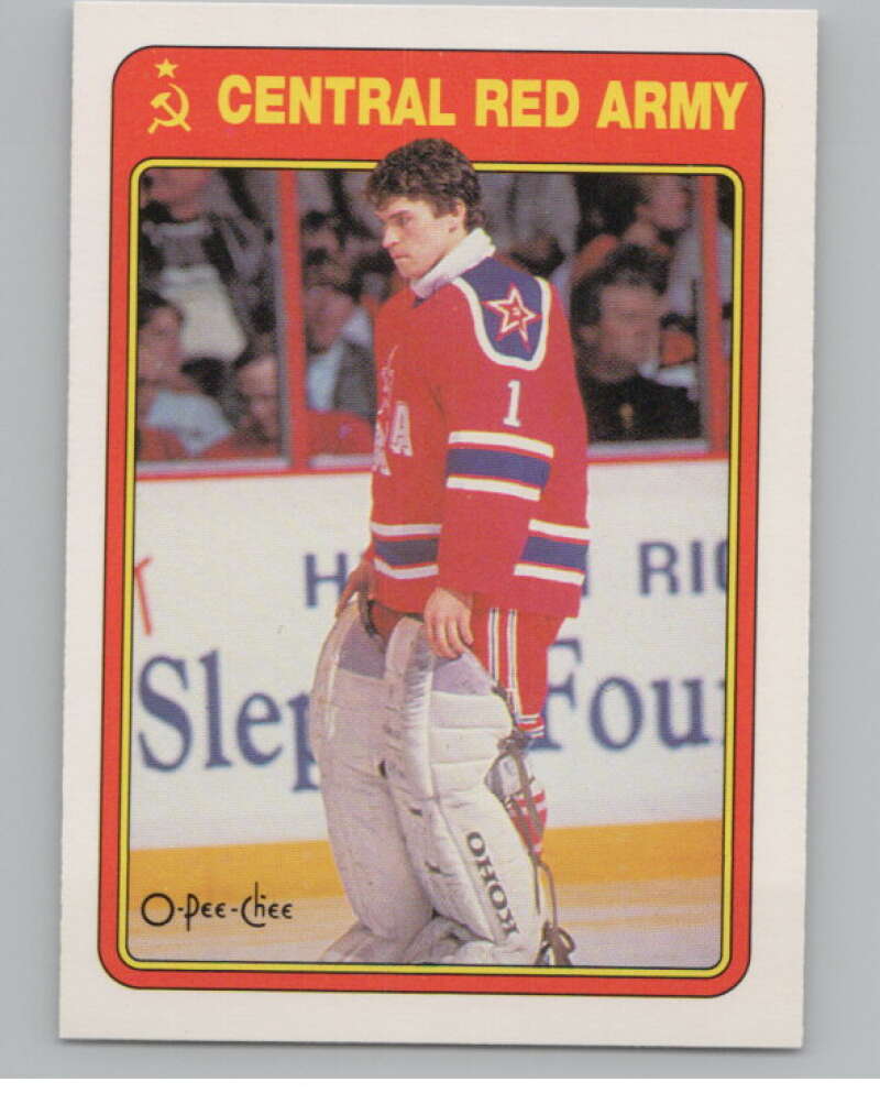 1990-91 O-Pee-Chee Red Army #7R Arturs Irbe   V102945 Image 1