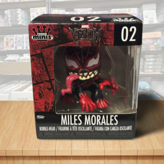 Funko Pop Mini Marvel Venom Bobble-Head - Miles Morales 2 Image 1