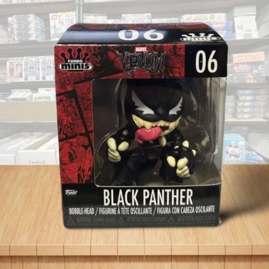 Funko Pop Mini Marvel Venom Bobble-Head - Black Panther 6 Image 1
