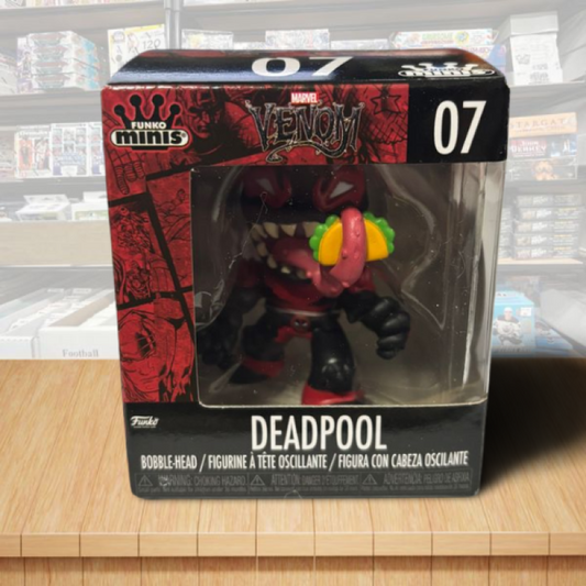 Funko Pop Mini Marvel Venom Bobble-Head - Deadpool 7 Image 1