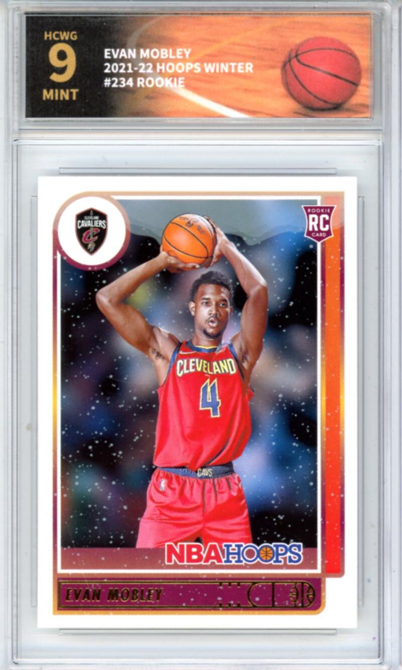 2021-22 Hoops Winter #218 Jalen Green Rookie RC - Graded HCWG 9 Image 1