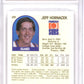 1989-90 Hoops #229 Jeff Hornacek Rookie RC - Graded HCWG 9 Image 2