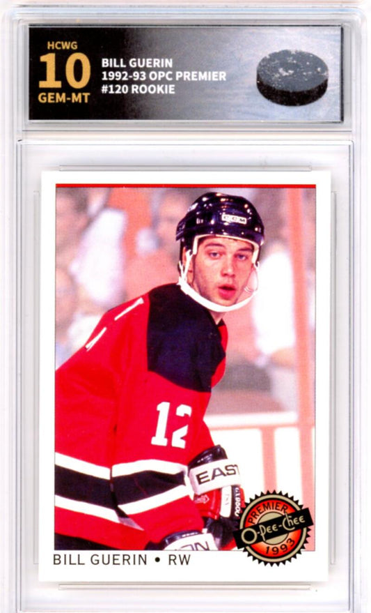 19921-93 OPC Premier #120 Bill Guerin Rookie RC - Graded HCWG 10 Image 1