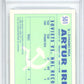 1990-91 O-Pee-Chee #501 Artus Irbe Rookie RC - Graded HCWG 10 Image 2