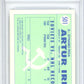 1990-91 O-Pee-Chee #501 Artus Irbe Rookie RC - Graded HCWG 9 Image 2