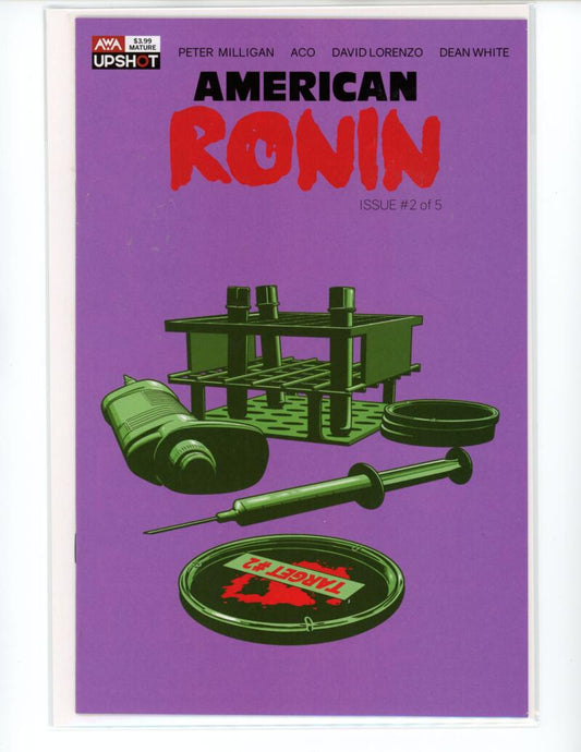 American Ronin #2 AWA Upshot Magazine Comic Book Mint - B21-117 Image 1