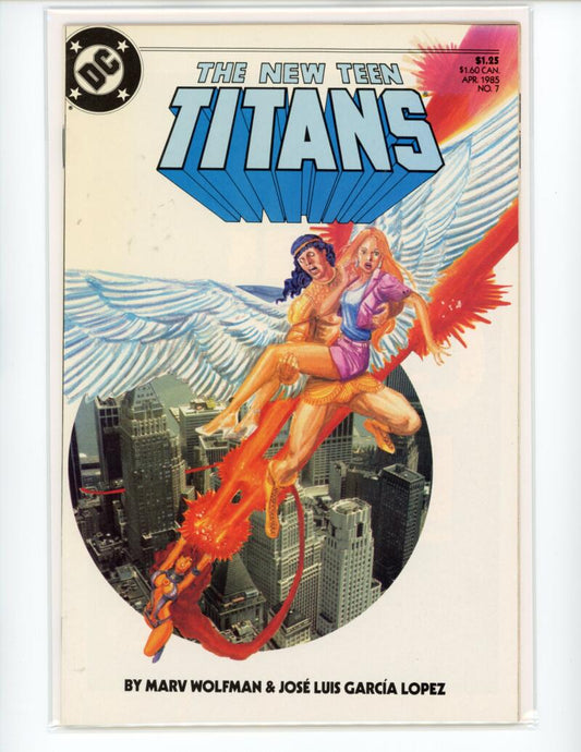 DC The New teen Titans #7 1985 Magazine Comic Book Mint - B21-145 Image 1