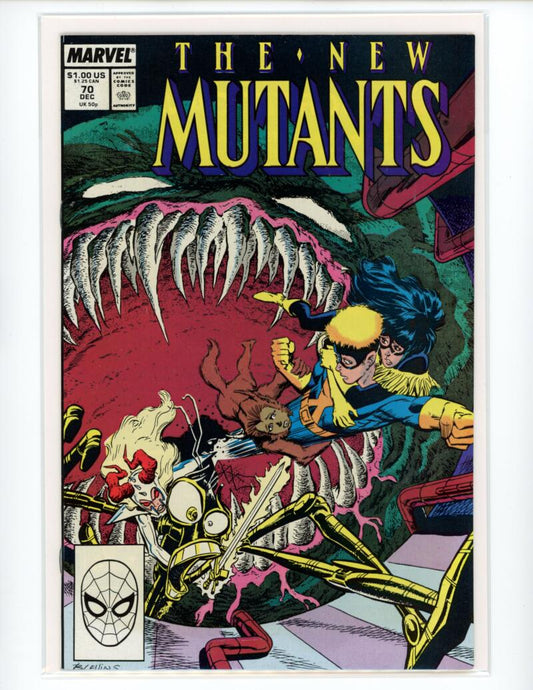 Marvel The New Mutants #70 Magazine Comic Book Mint - B21-149 Image 1
