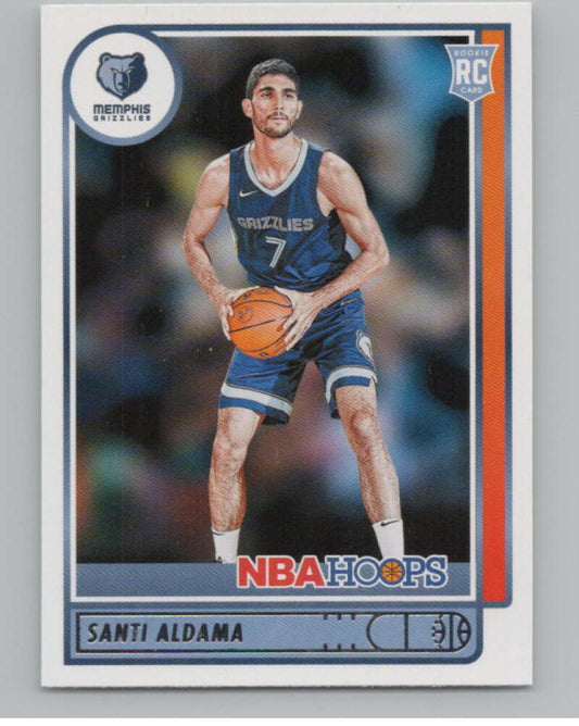 2021-22 Panini Hoops #207 Santi Aldama  RC Rookie Memphis Grizzlies  V102957 Image 1