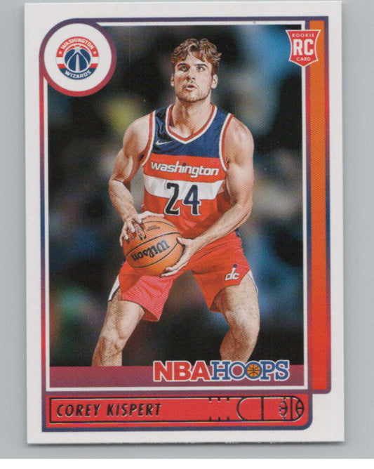 2021-22 Panini Hoops #212 Corey Kispert  RC Rookie Washington Wizards  V102959 Image 1