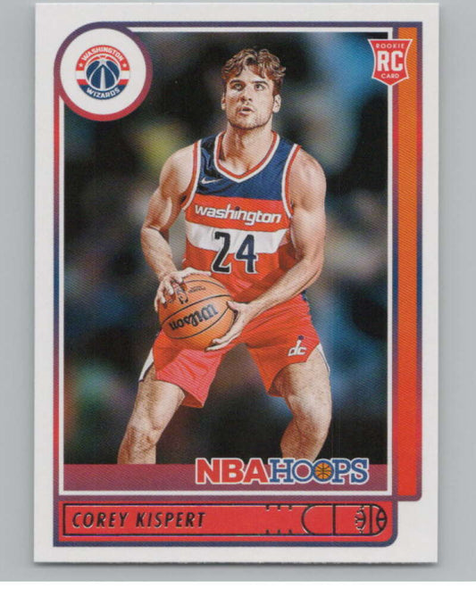 2021-22 Panini Hoops #212 Corey Kispert  RC Rookie Washington Wizards  V102961 Image 1