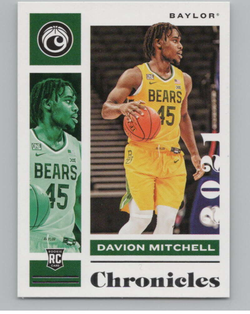 2021-22 Panini Chronicles Draft Picks #10 Davion Mitchell  Baylor Bears  V102967 Image 1